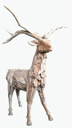 Product image of the product “Standing Deer, the horns can be removed. About 120cm length and 140cm height . ”